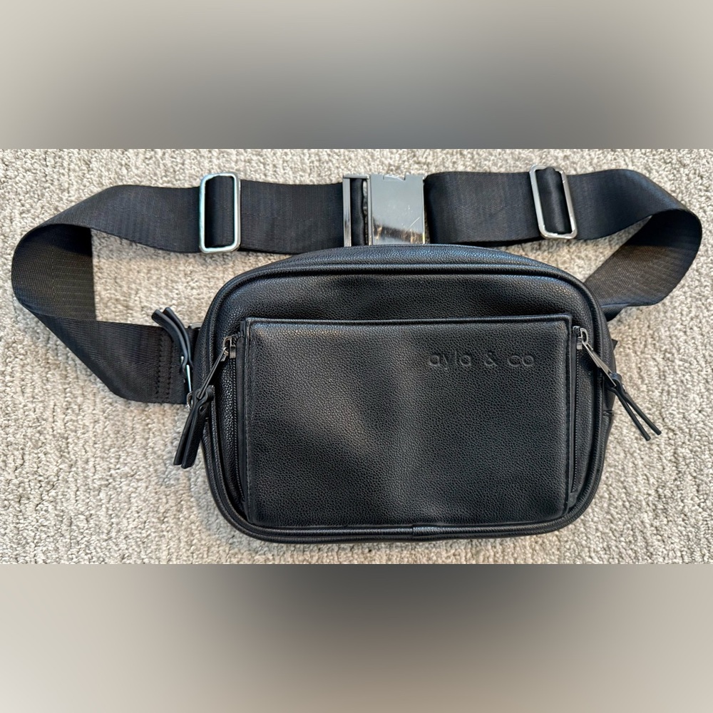 Ayla & Co. Black Fanny Pack